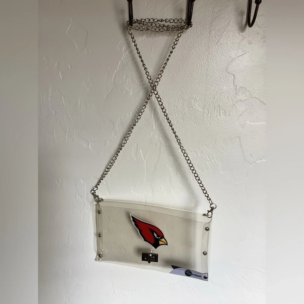 Clear Bag.  Stadiums, Concerts.  Custom - Arizona Cardinals - S1